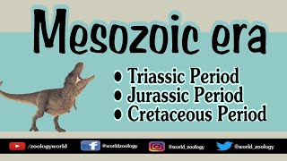 Mesozoic Era |Age of Dinosaurs| |Reptiles|