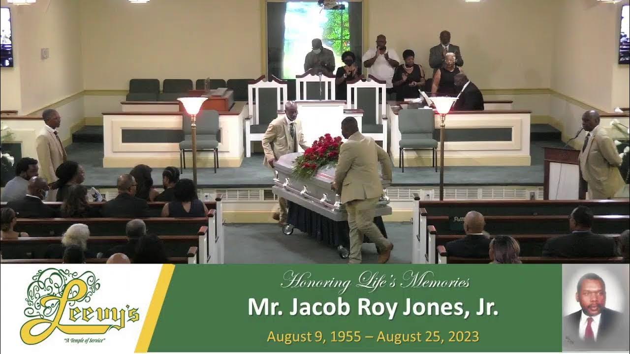 Mr.Jacob Ray Jones,Jr September 6, 2023 Leevys funeral Home YouTube