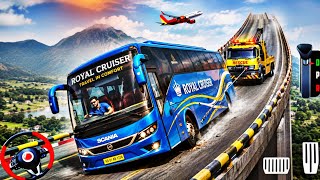 Drive Real Remp Bus gadi to stunt Impossible in – game android 2026 Offroad Bus in game play  screenshot 3