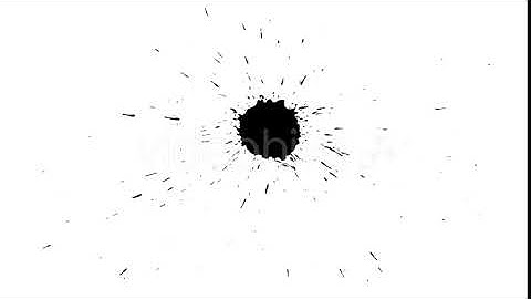 Ink Drop on Dry Paper 02 | Motion Graphics - Envato elements