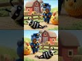 A B C D Alligator Bear Cat Dog Catch the Thief! Farm Safe ABC Song 🐊🐻🐱🐶🚜