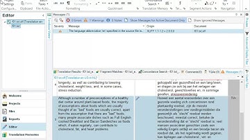 Save your xliff file after translation in Trados