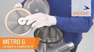 METRO G – Exchange of a screen filter