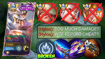 CLINT BEST BUILD FOR TANKY ENEMIES 2024😈 | ONE SHOT ENEMIES AUTOWIN?! (101% BROKEN!!) | MUST TRY!