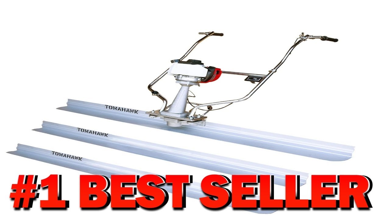 TOMAHAWK Power Screed Concrete Finishing Tool with 14ft 8ft and 4ft Blades - B08P53XBKM