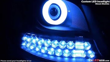 Nissan Maxima custom LED headlight