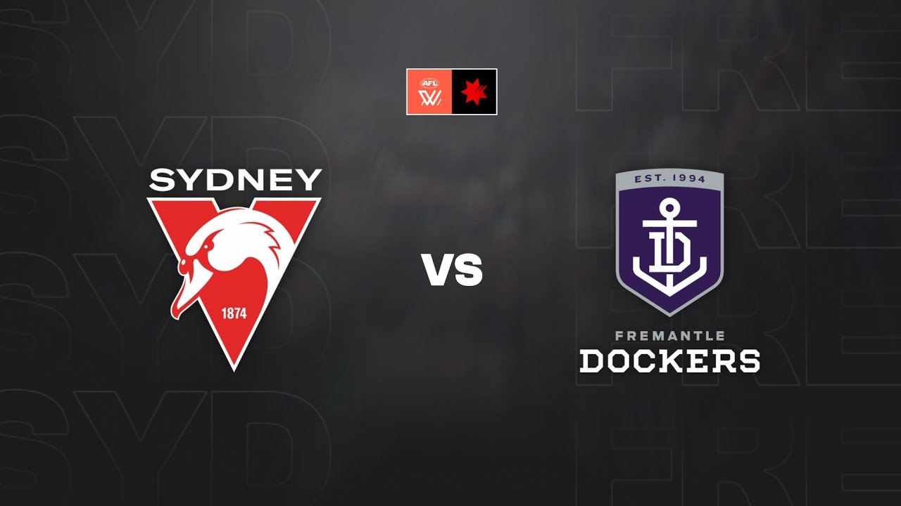 Round 4 (SDNR) Sydney Swans vs Fremantle AFLW 2025