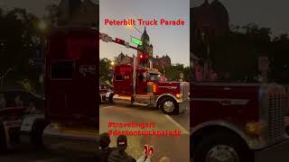 Peterbilt Truck Parade #travelingart #dentontruckparade