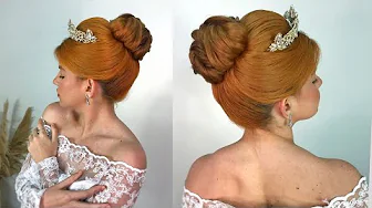 PENTEADO - Coque alto para NOIVA