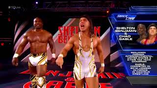 Shelton Benjamin and Chad Gable Entrance   SmackDown  Nov 7  2017 HD