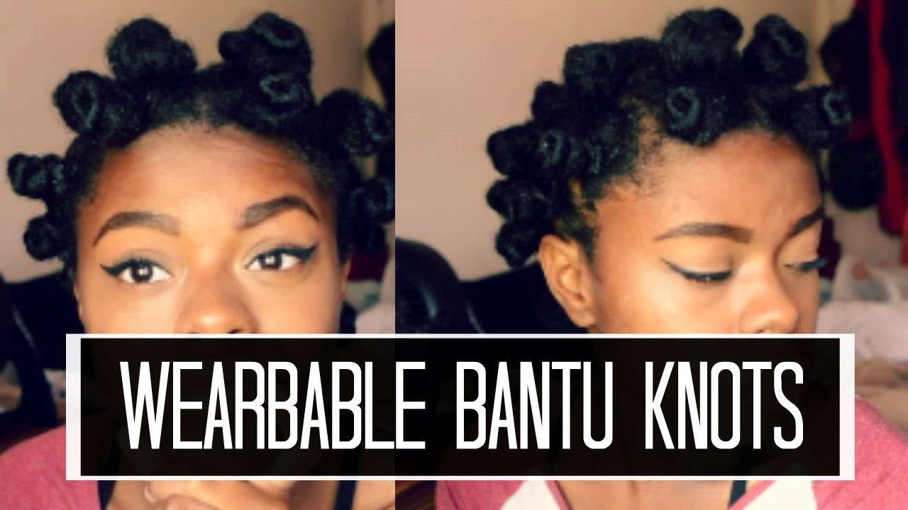 Wearable Bantu Knots Part 2 Natural Hair Youtube