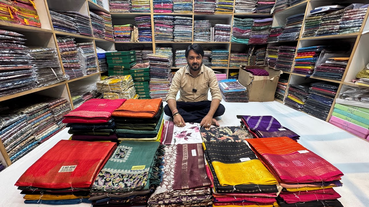 Chickpet Bangalore Viscose Silk | Uppada Silk | Pashmina Silk | Chanderi Silk | Matka Silk Sarees