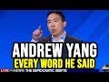 Andrew Yang 3rd Democratic Debate Full Highlights | Every Word He Said