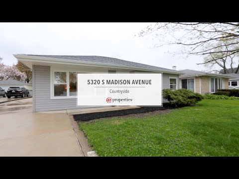5320 S Madison Avenue, Countryside, IL home video tour