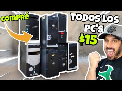 🔥I bought ALL these PC'S at the AUCTION for $15!!! 👈🏻😱 🇺🇾 Did I get scammed? 😲🔥