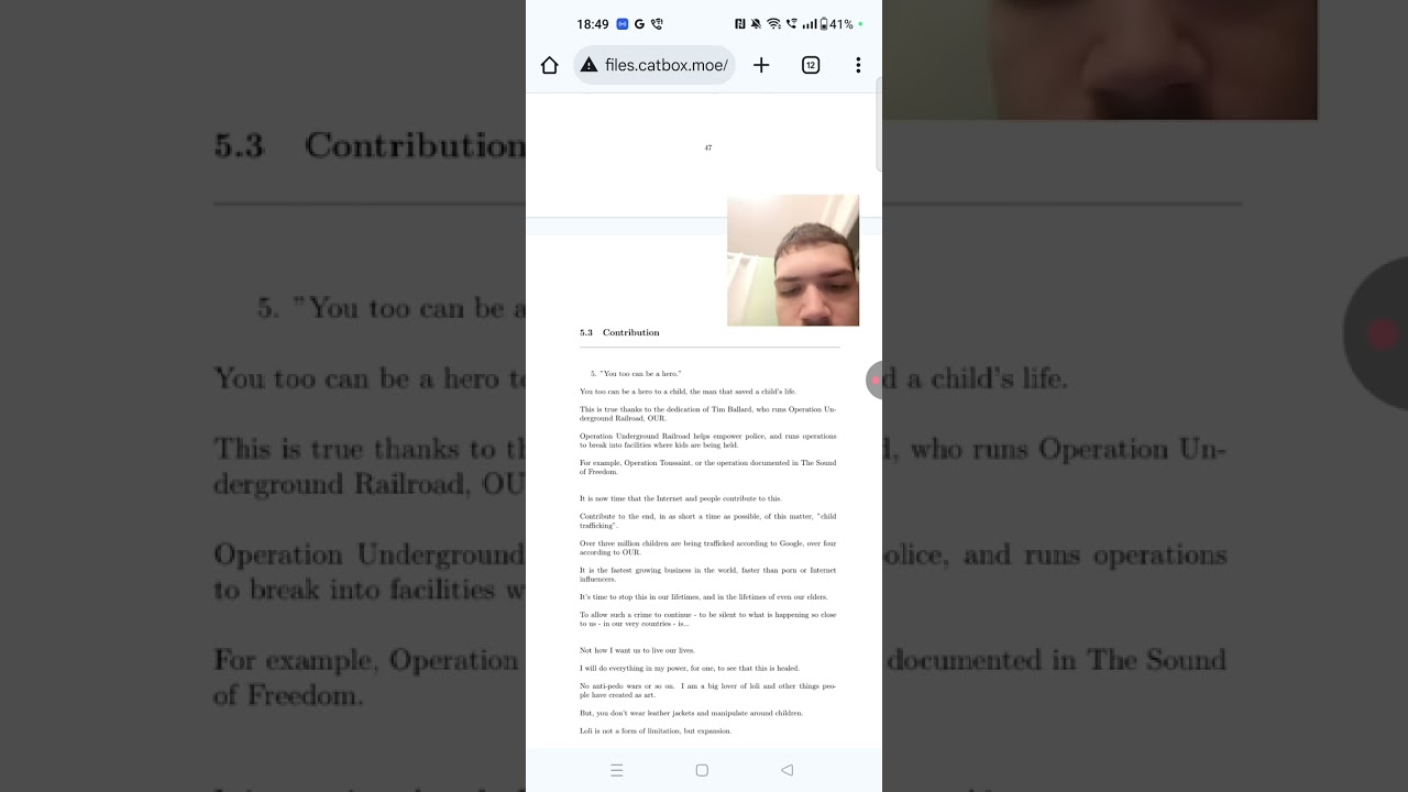 Child Traffiicking - "You Too Can Be A Hero!"