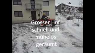 Kubota Schneeräumer Winterdienst