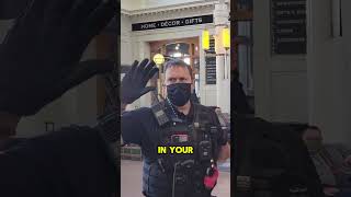 DUMB PYSCHO SECURITY...  #1stamendmentaudit #walkofshame #firstamendmentaudits #idrefusal #cops