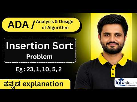 Insertion sort  | Analysis and Design of Algorithm  | All universities