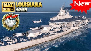 New battleship Louisiana wins with Solo Warrior - World of Warships screenshot 2