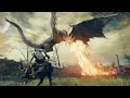 Elden Ring - Flying Dragon Agheel Boss Fight (4K)