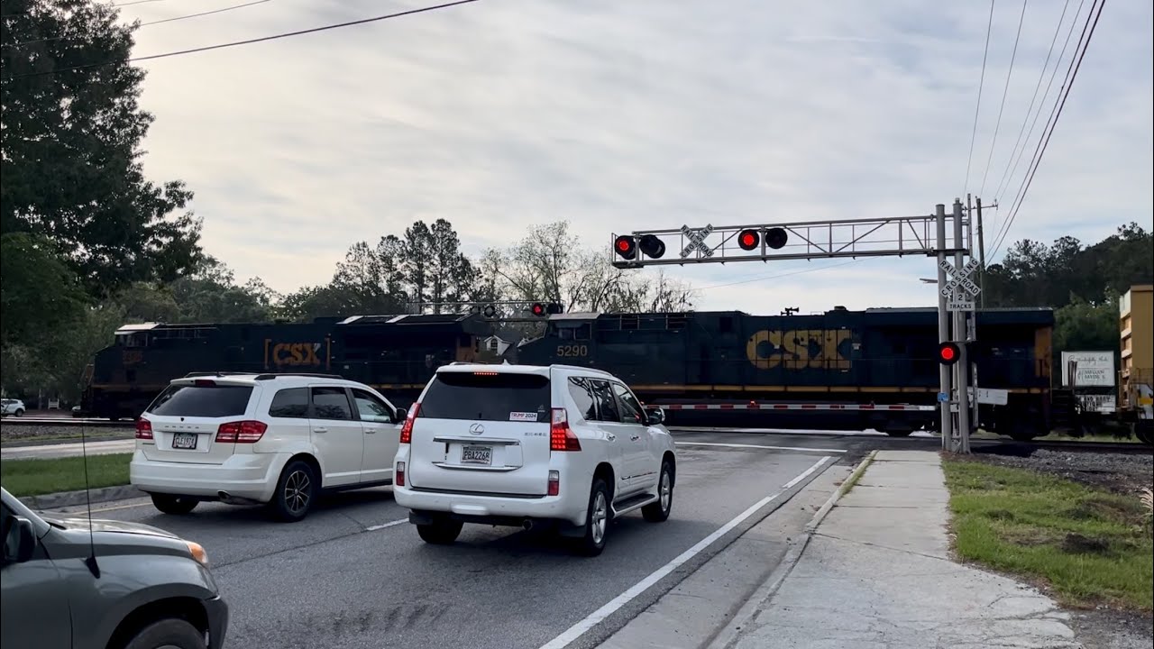 CSX Northbound at Richmond Hill, GA 4-7-2023 - My First Ever Railfan Video