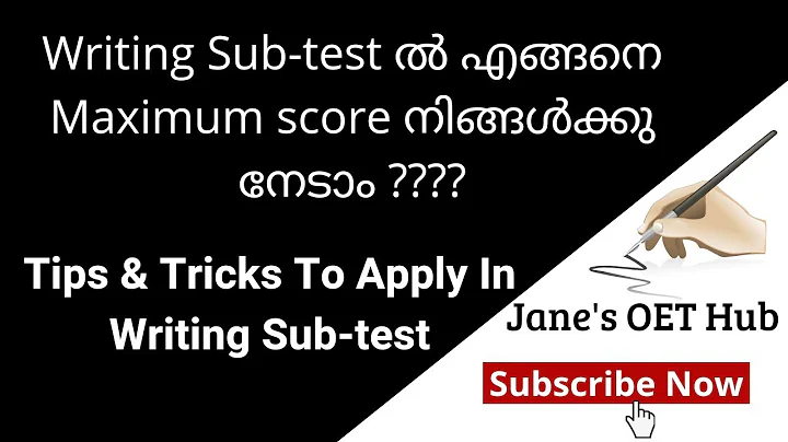 How To Achieve Maximum Score In OET Writing Sub-test