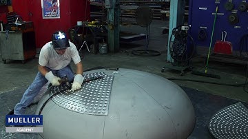 How to Install Dimple Plate on a Tank Head