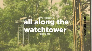 Jimi Hendrix - All Along the Watchtower ( sped up version ) Resimi