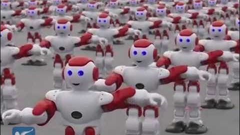 1,007 dancing robots set Guinness record