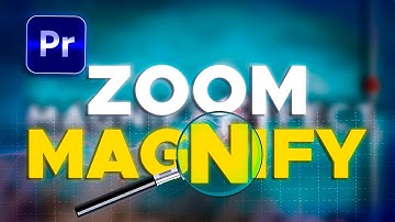 How to Create Animated Magnify Effect for Text in Adobe Premiere Pro Tutorial