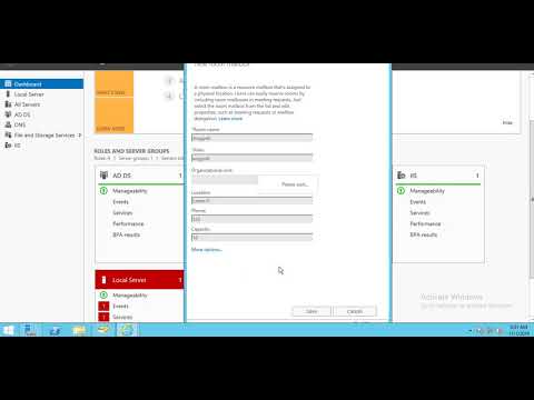 Membuat Room Mailbox di Exchange Server 2016 - YouTube