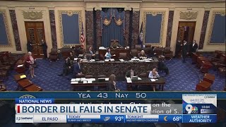 Border security bill failed to pass Senate