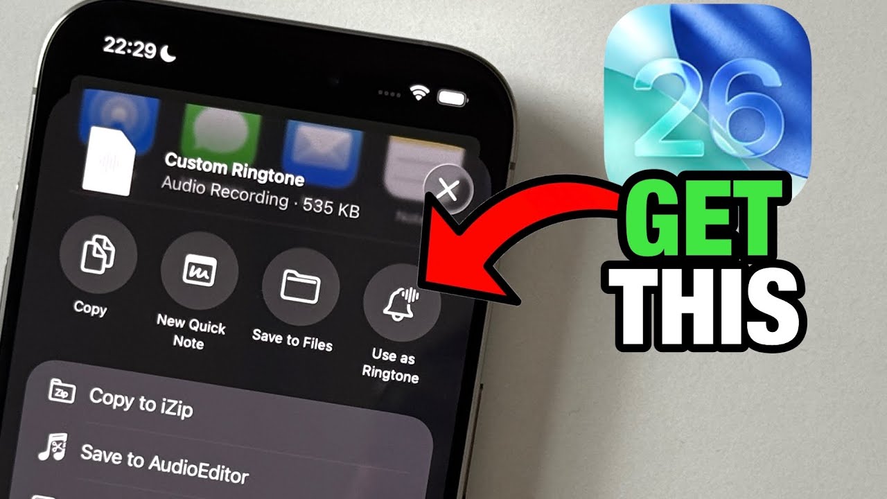 iPhone: How To Make & Set Custom Ringtone on iOS 26 FREE (NEW iOS 26 Ringtone Feature)