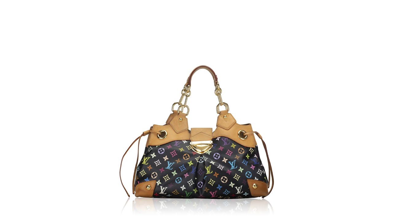 Takashi Murakami x Louis Vuitton Black Monogram Multicolore Ursula