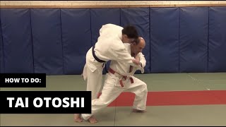 How to do Tai Otoshi