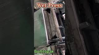 Wet Press #packagingengineering #pulpmolding #protectivepackaging #factory #sustainablepackaging