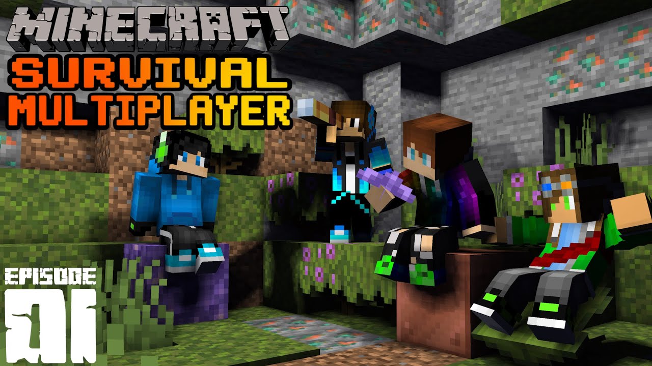 A GREAT START in Multiplayer Minecraft Survival (Ep. 1) 