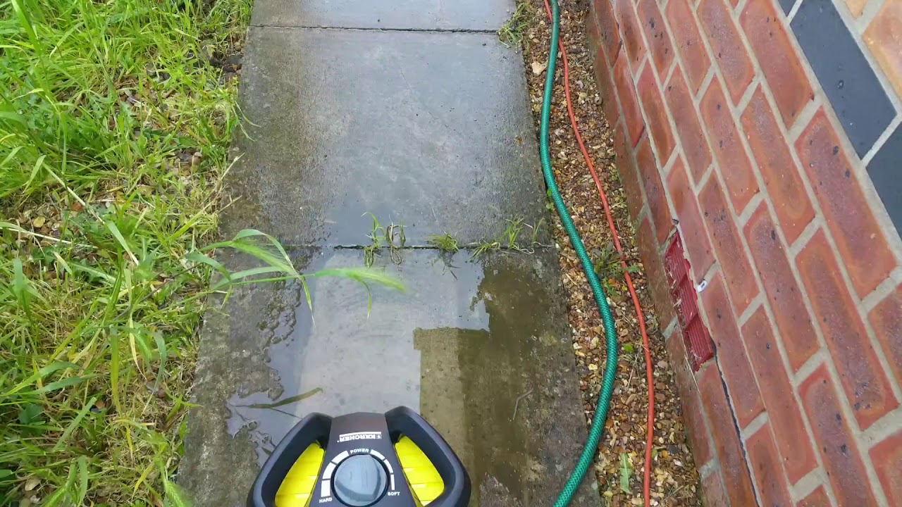 Kärcher T350 Patio Cleaner before and after AMAZING RESULTS! YouTube