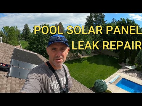 Pool Solar Panel leak repair: How to fix pool solar panel leaks with Solar Panel repair kit