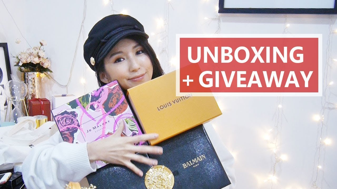 陪我拆包裹＋我要送禮喔！UNBOXING＋GIVEAWAY ♥ Nancy