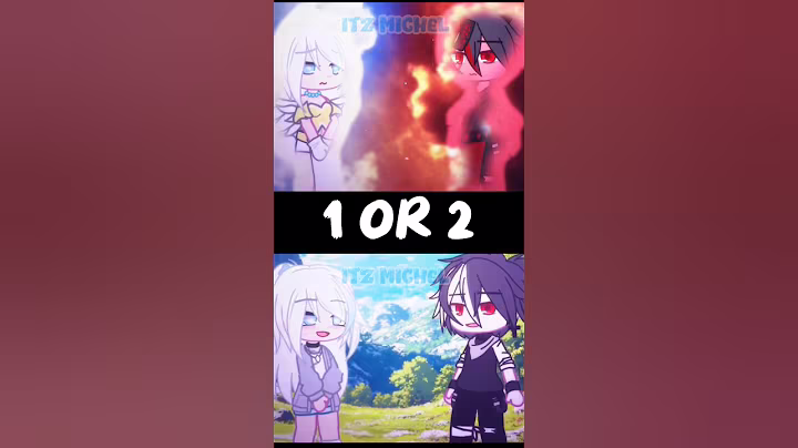 1 or 2? 😇😈 #gacha #gachalife #gachaclub #trend #shorts