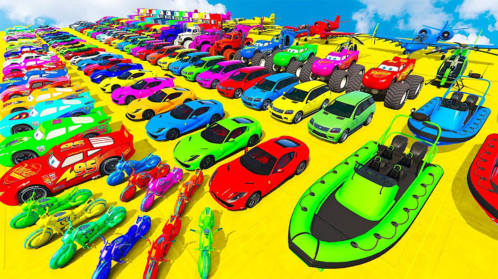 GTA V Mods Stunt Car Racing Challenge 💥 SPIDER-MAN With Amazing Super Cars Motorcycles Boat & Planes