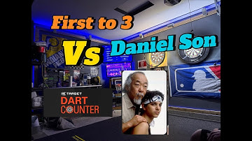 First to 3 vs Daniel on Dart Counter App | Online Steel Tip Matches | Target Darts Omni Auto Scoring