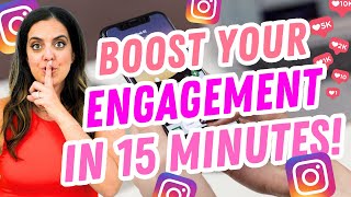 The PERFECT 15 Minute a Day Engagement Routine for Instagram! 😱😱
