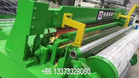 fully automatic 2000mm welded wire mesh roll making machine