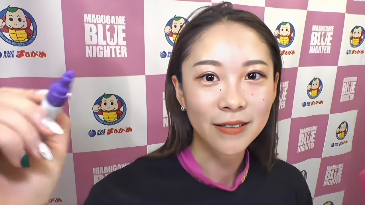 丸亀女子競艇】顔面S級美女①野田なづき勝利者インタビュー - YouTube