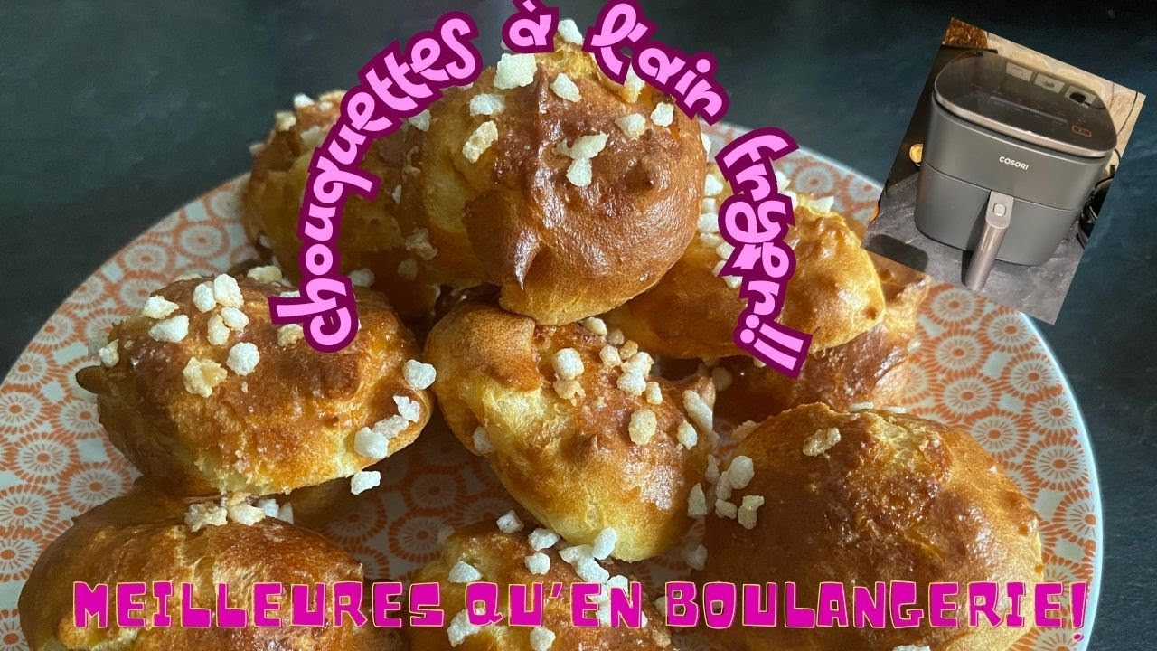 Chouquettes à l’air fryer!!! Meilleures qu’en boulangerie!!