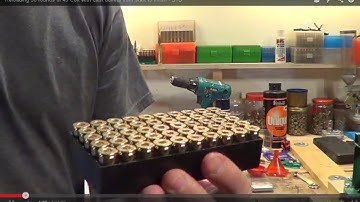 Reloading 50 rounds of 45 Colt with cast bullets from start to finish - STD