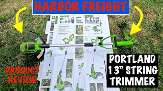 Harbor Freight Portland 13 Electric String Trimmer Review